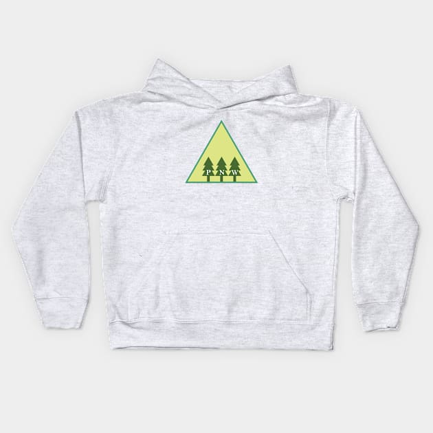 PNW-forrest Kids Hoodie by jpforrest